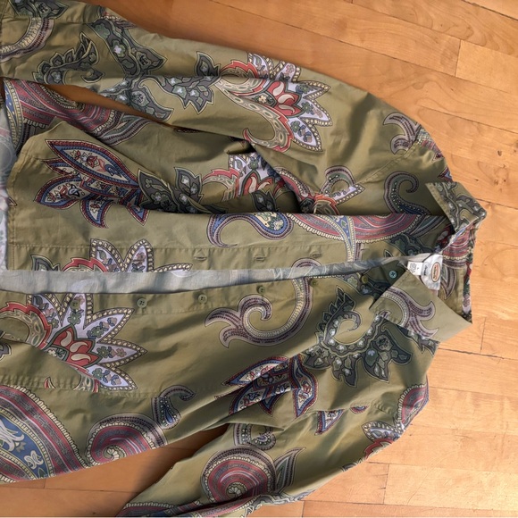 Talbots Multicolor Paisley Top - Picture 2 of 2